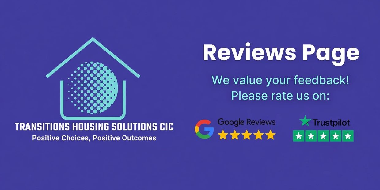 Review page image encouraging reviews via either Google Reviews or Trustpilot we value your feedback