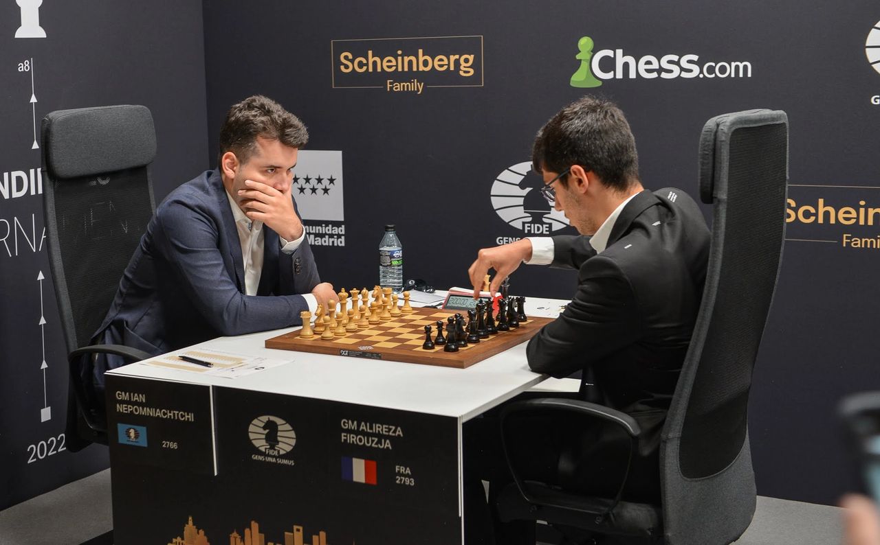 Nepomniachtchi defeated Firouzja in Round 4 of the FIDE Candidates