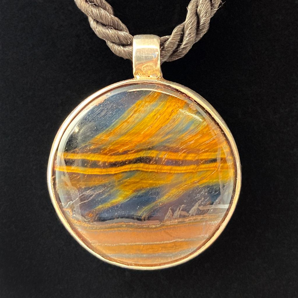 Tiger’s Eye “Landscape” Pendant
