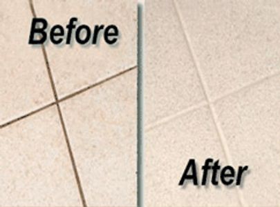 restored grout before and after. before and after renewed grout. best recolor and seal grout product