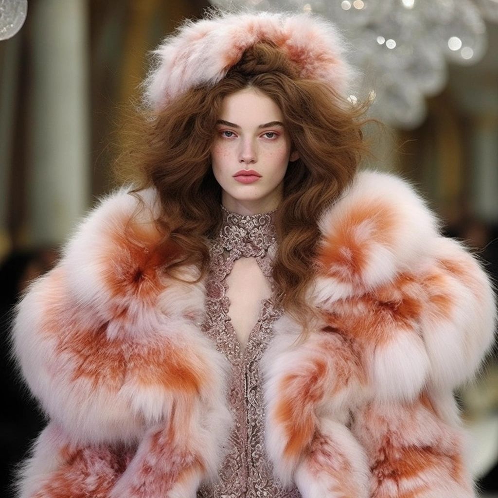 Caracilia Women Vintage Winter Outwear Warm Fluffy Faux Fur Coat Jacket  Luxury