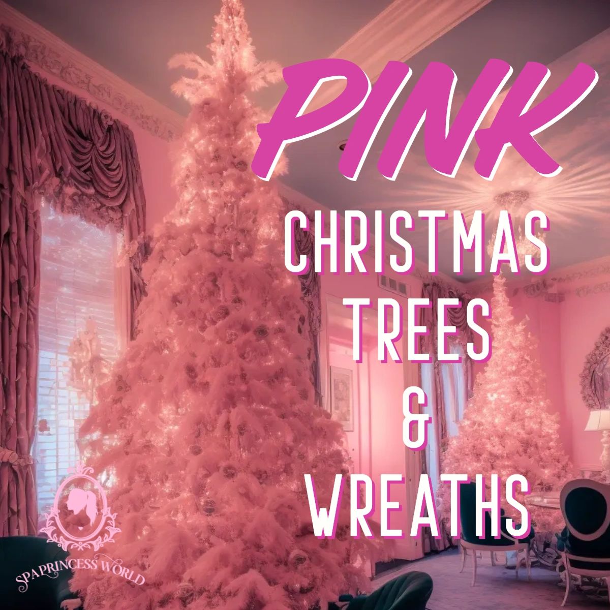The Best Pink Christmas Trees and Pink Christmas Wreaths