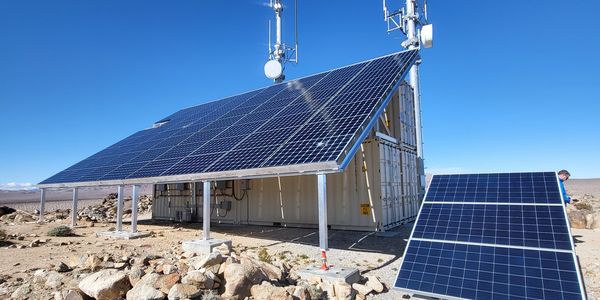 Solar Powered Connex/Shipping Container Portable or Permanent Installation. Eisel-Power.com