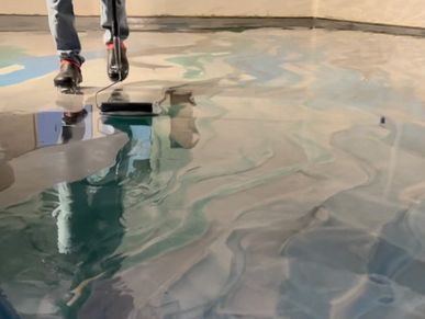ADVANCED techniques for installing metallic epoxy and metallic polyaspartics at our epoxy classes