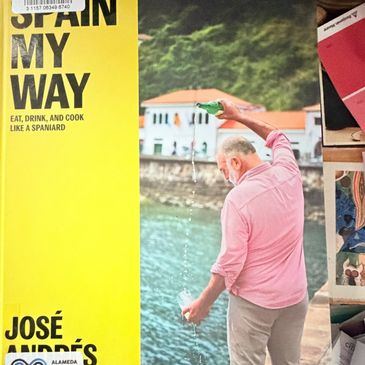 Photo of library book: Spain My Way. A cookbook by Jose Andres.