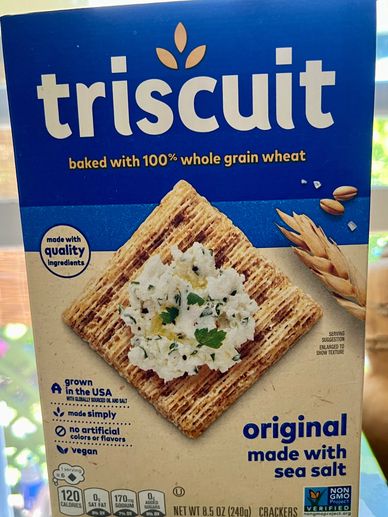 Photo of Triscuits package/box. BUY THIS ONE.