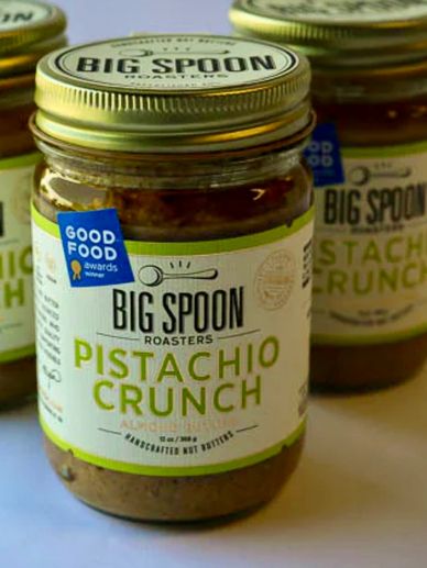Big Spoon Pistachip Crunch  Almond butter. YUM!