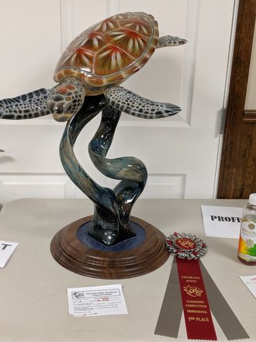 award winning green sea turtle