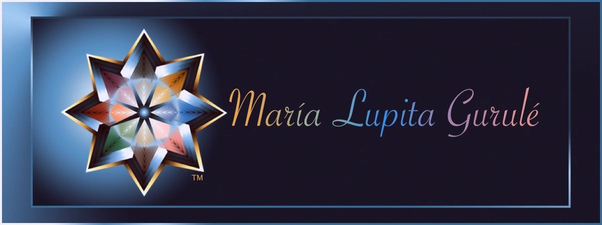 María Lupita Gurulé — star and name logo banner