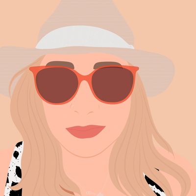 Illustrated picture of myself with sunglasses