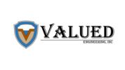 Valued Engineering logo with shield icon.