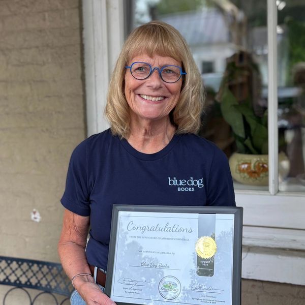 Deb Covey is the owner and founder of Blue Dog Books, an independent bookstore located in Springboro