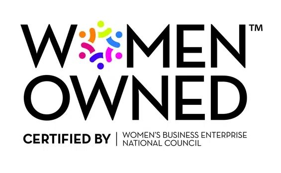 Women owned Business. Vertified by Women's Business Enterprise National Council. WBENC