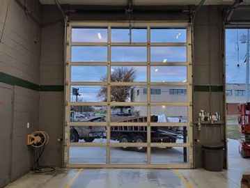 Aluminum garage door , commercial aluminum garage door