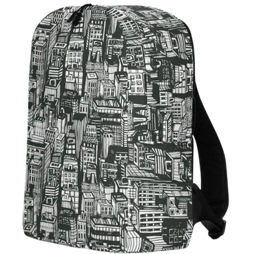 cityscape minimalist backpack