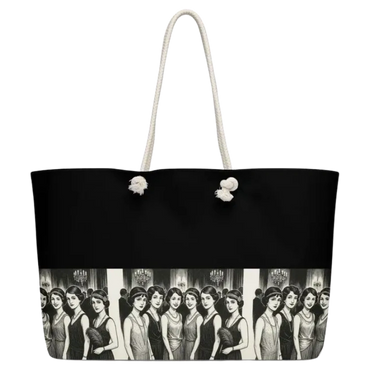 1920s Ladies Vintage Weekender Tote