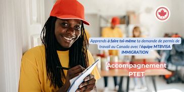 Travailleur étranger avec un dossier en main, suite  accompagnement MTBVISA IMMIGRATION.