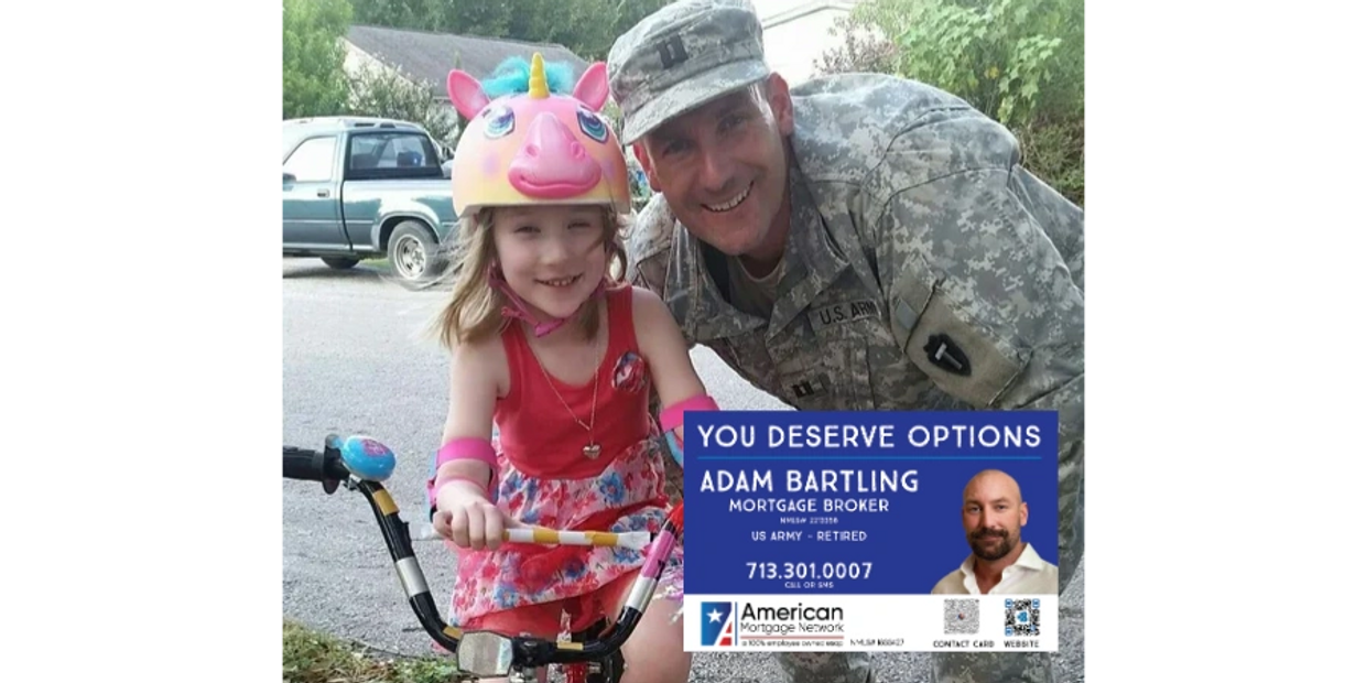 Austin VA Home Loan Lender Adam Bartling & Daughter.