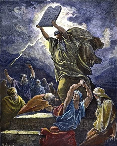 torah teaching and moses giving the law as a pattern of yeshua (Jesus Christ)