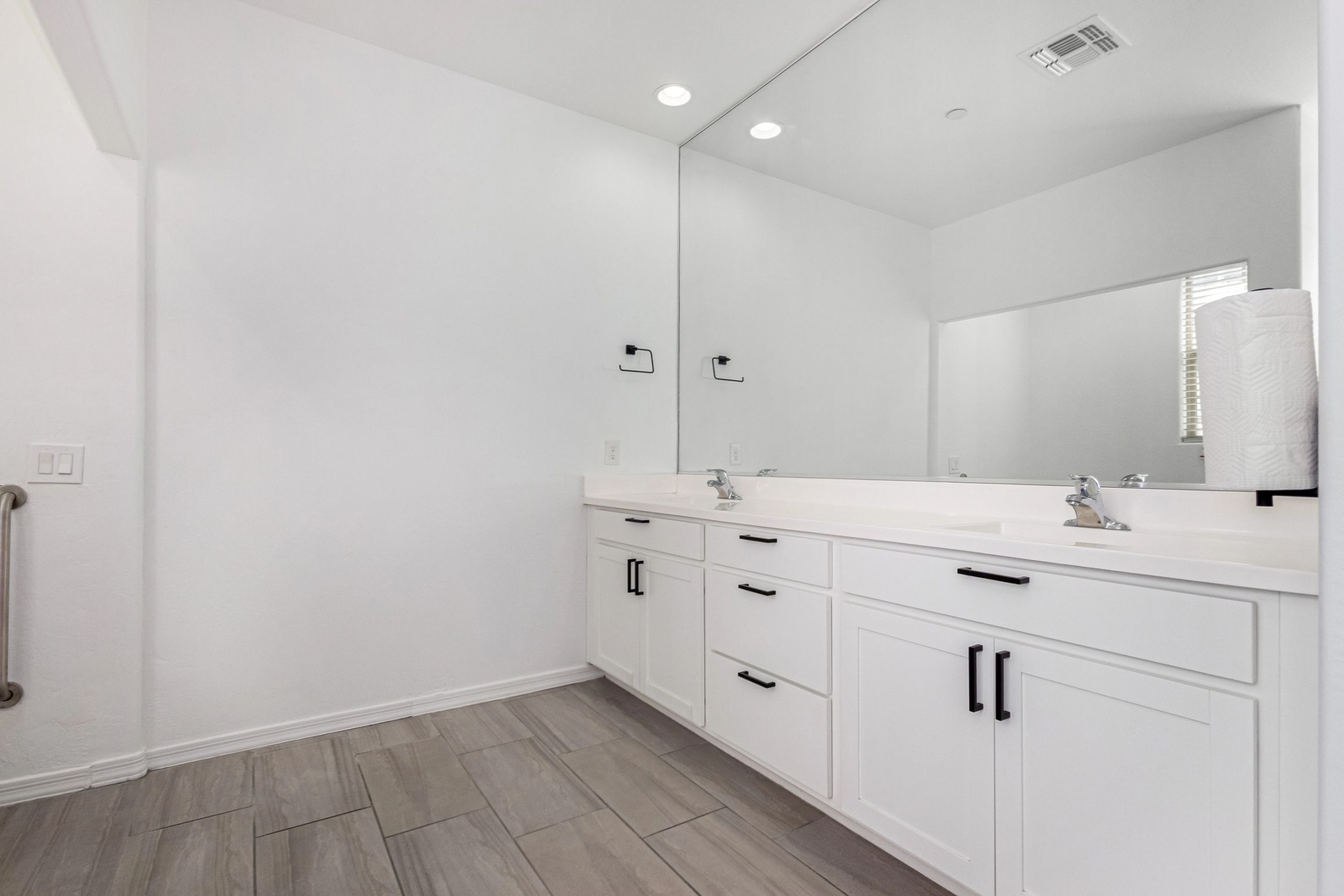 Bathroom shown at Vista Diamante Assisted Living.