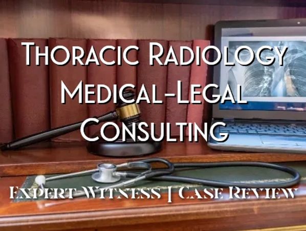 Expert witness and case reviews for thoracic radiology and chest radiology cases by Jeff Kunin, MD
