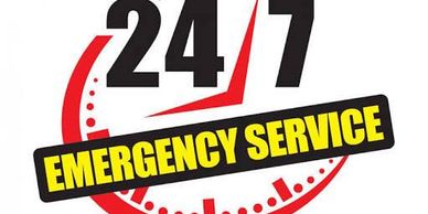 24hours 7 days a week emergency service