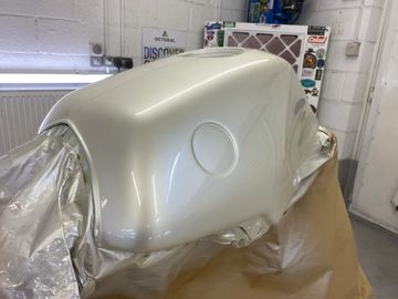 Motorbike tank and fairing repair 