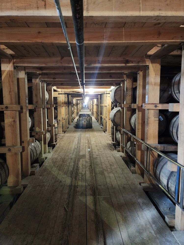 View from inside a distillery...