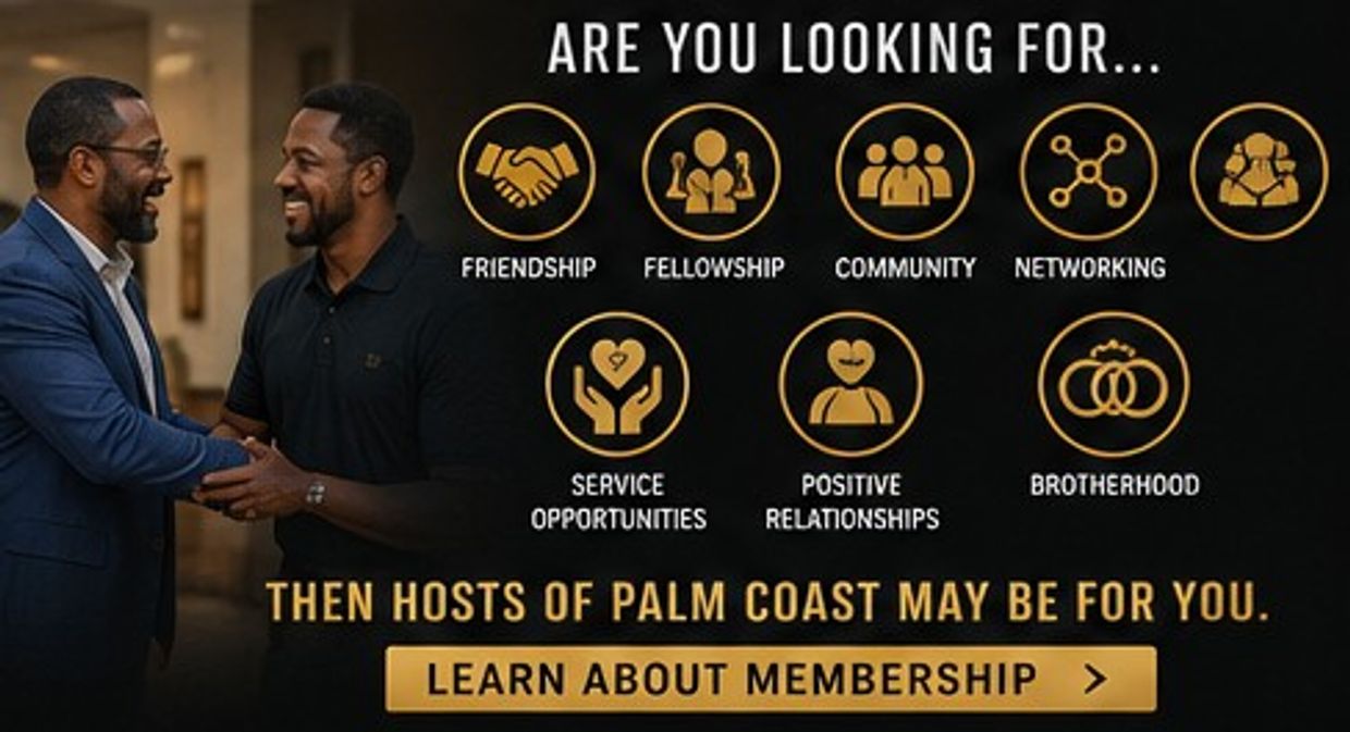 Two men shaking hands promoting fellowship and membership.