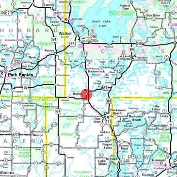 lots of things to do close by, Walker, Park Rapids, Hackensack, Pequot Lakes, Nisswa, Foothills