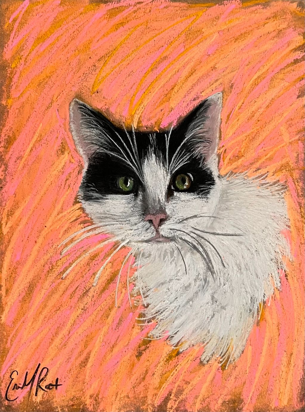 Jasmine, 2022, Chalk pastel on paper