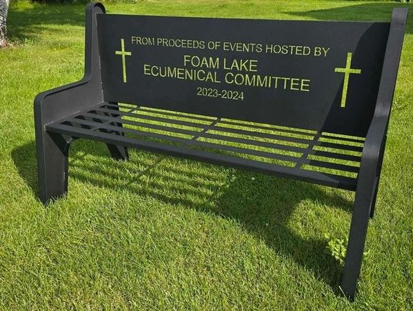 5' Customized Park Bench