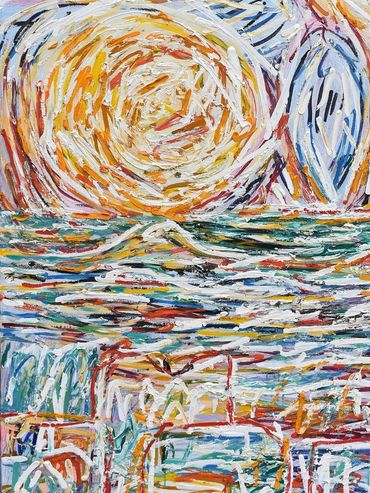 The Day. Oil on canvas, 30 x 40 inches. (not available.)