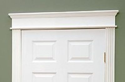 Victorian  style door trim installation