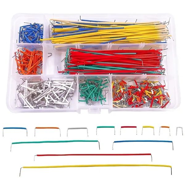 140Pc Preformed jumper wires 14 Lengths for breadboards