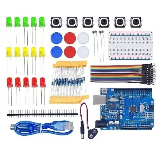Arduino UNO R3 Starter Kit Perfect for School and Home Education! + case
