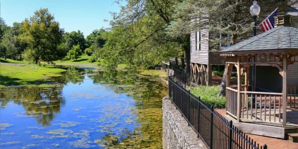 Bring your kayak for a leisure paddle, walk the river walk, do a little fishing, or relax and watch 