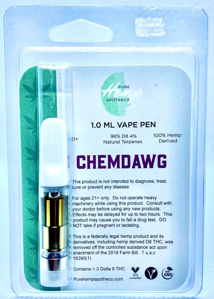 Delta 8 Cartridge Chemdawg (1 ML) 96 D8