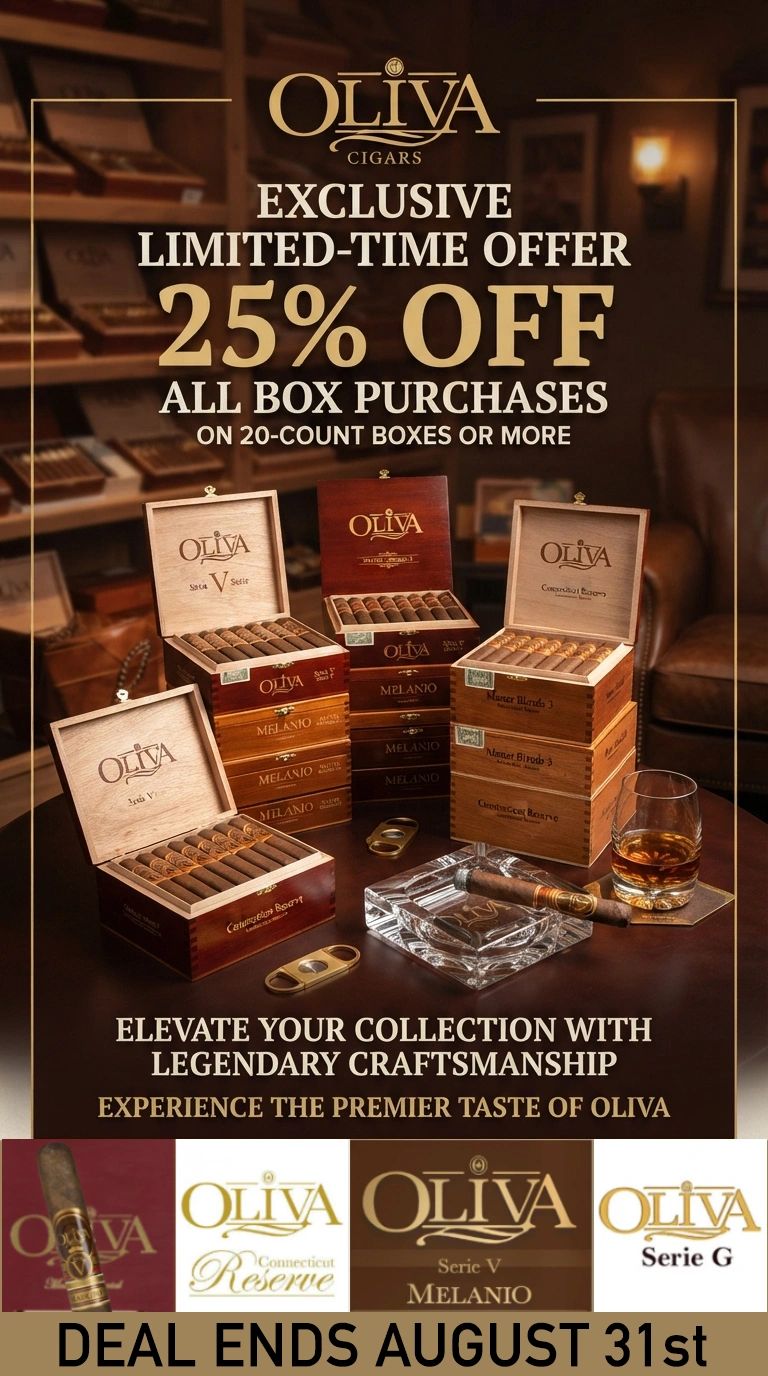 25% Oliva Cigar...20ct and more