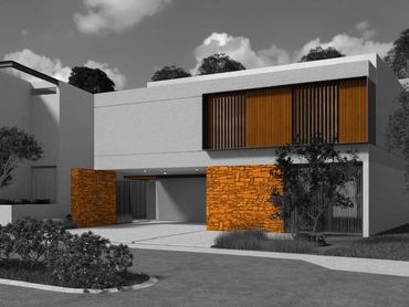 Casa Habitación, estilo Contemporáneo, nivel Lujo Alto.
Proyecto Arquitectónico.