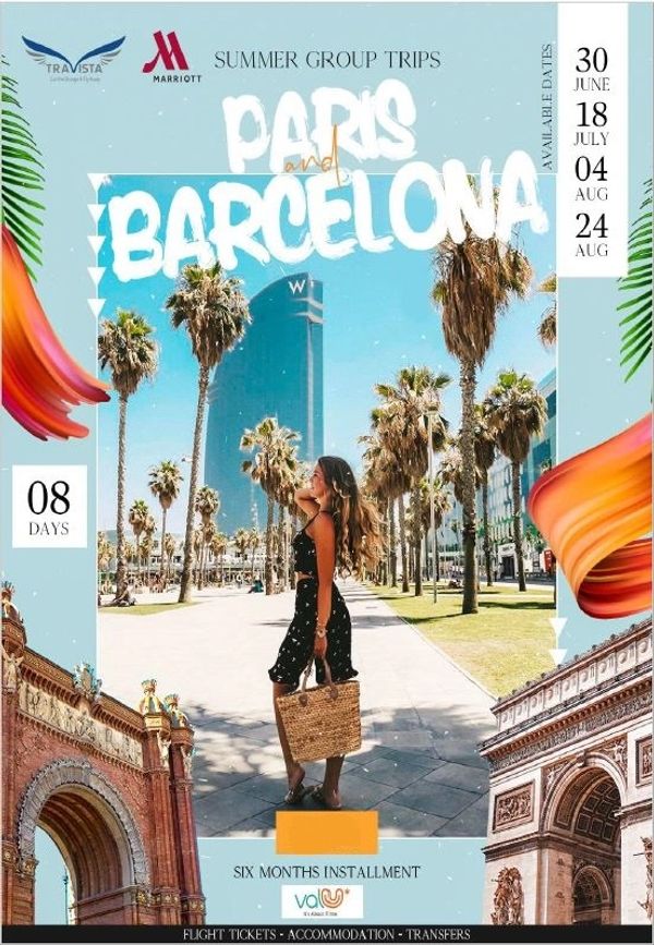 Paris and Barcelona Group Trip
