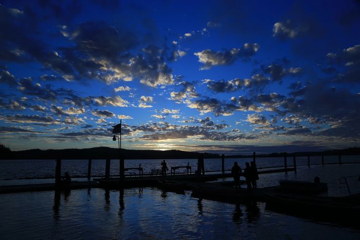 A beautiful summer sunset