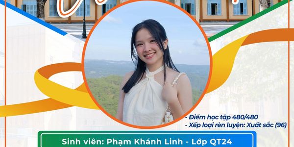 Vietnamese student Phạm Khánh Linh excels academically and in training.