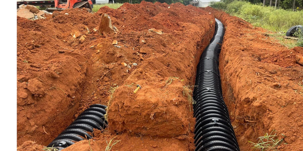 New septic installation 