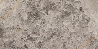 Amsterdam Grey Dalles marble from Ciot.
Marble vanity countertop