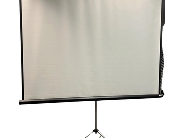 Projector or projection screen for rent for events, slideshows and movie display