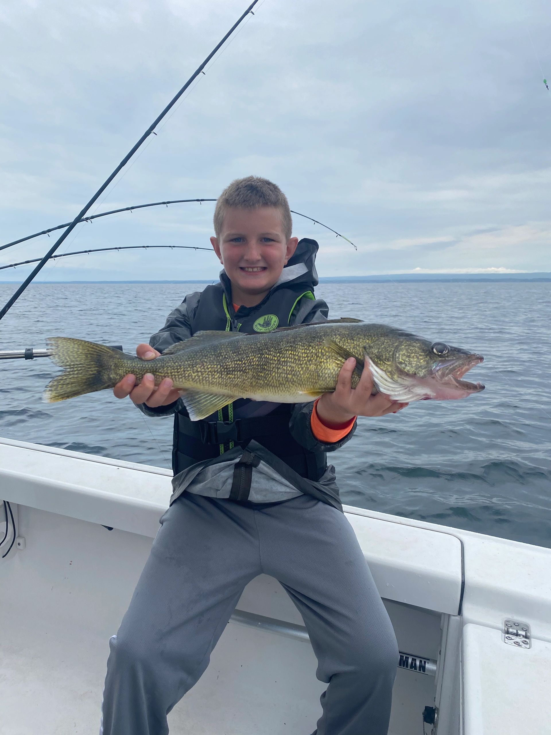 Expert Charters for Landing Trophy Walleye on Lake Erie