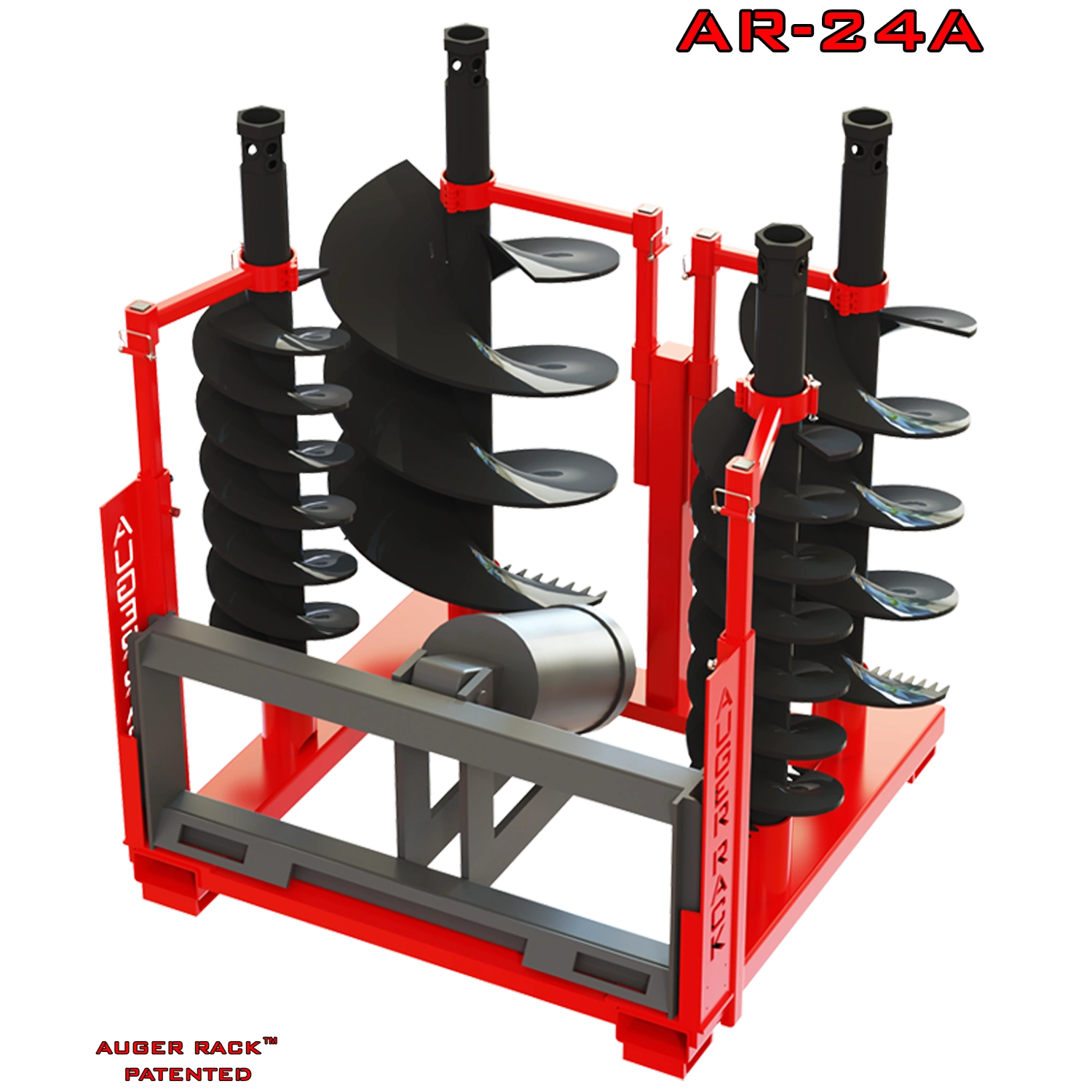 AR-24A Mobile Auger Rack for storage of 24" and smaller augers