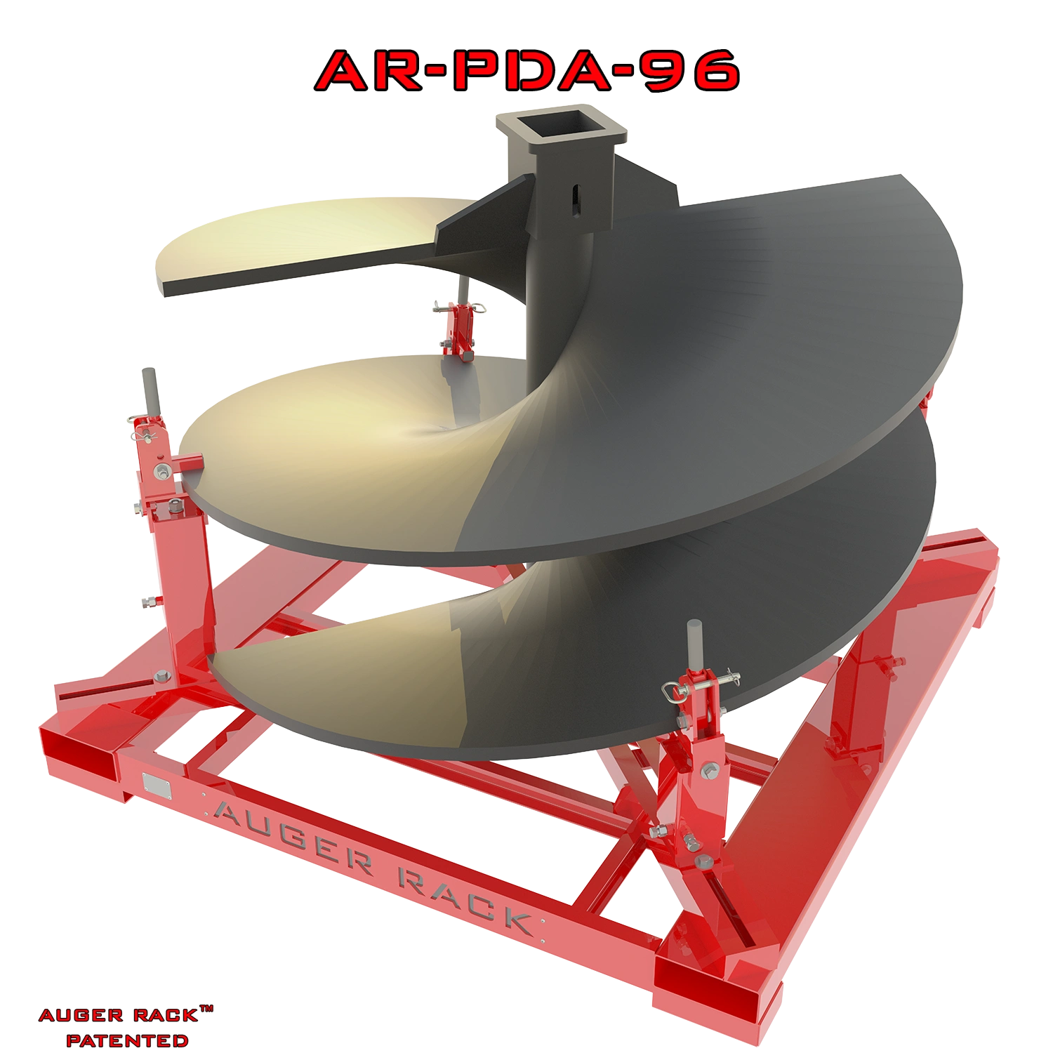 AR-PDA-96 Mobile Auger Rack for storage of 96" and smaller augers for pressure digger augers