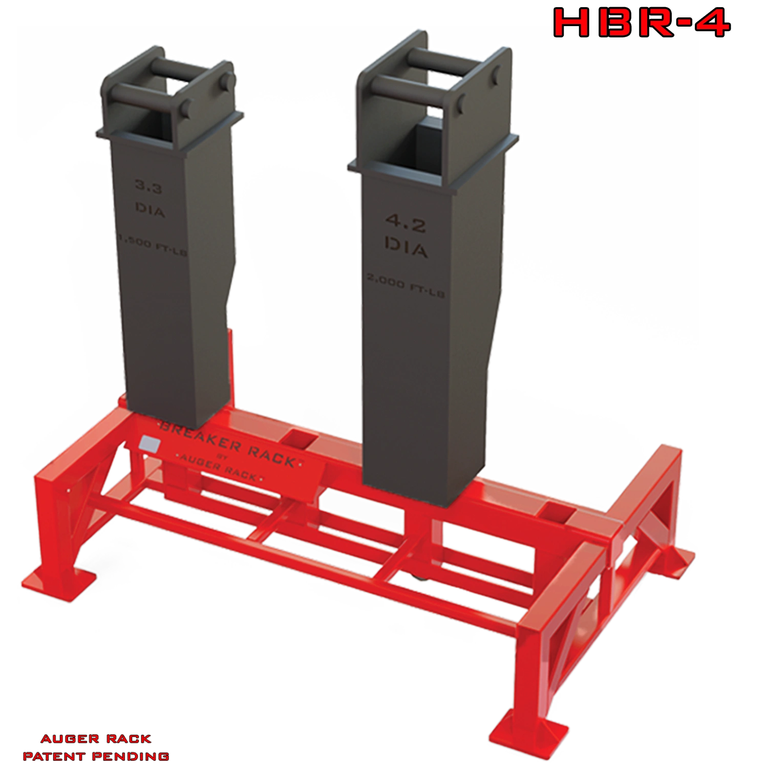HBR-4 Hydraulic Breaker Storage Rack